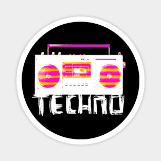 Music Vintage Techno Radio for Techno DJ Magnet